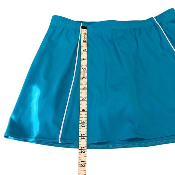 Adidas Blue White Climalite Tennis Skirt and Top Set Cool and Dry Activewear - Picture 9 of 16